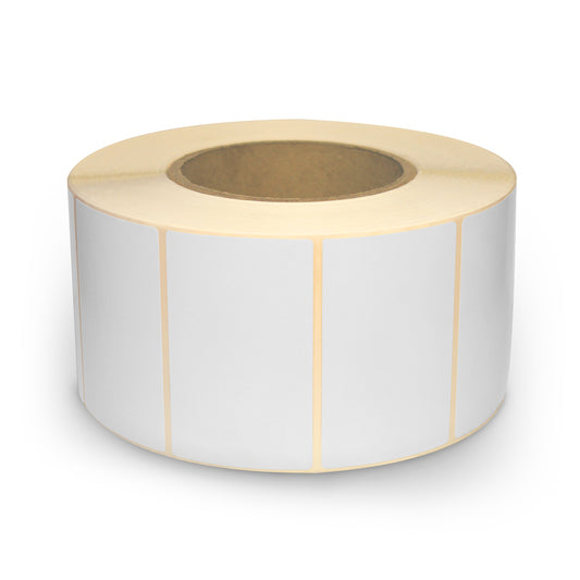 Thermotransfer-Etiketten Versandetiketten - 90 x 60 mm - 2500 Thermo Transfer Papier glänzend auf 1 Roll(n), 3 Zoll Kern, Standard- und Industriedrucker, permanent